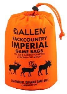 Allen Company 6590 BackCountry Imperial Elk Game Bag Set Orange Polyester 4 Bags