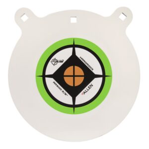 Allen Company EZ-Aim 15599 Hardrock 12" AR500 Steel Gong Shooting Target .38" Thickness Black / Green / White