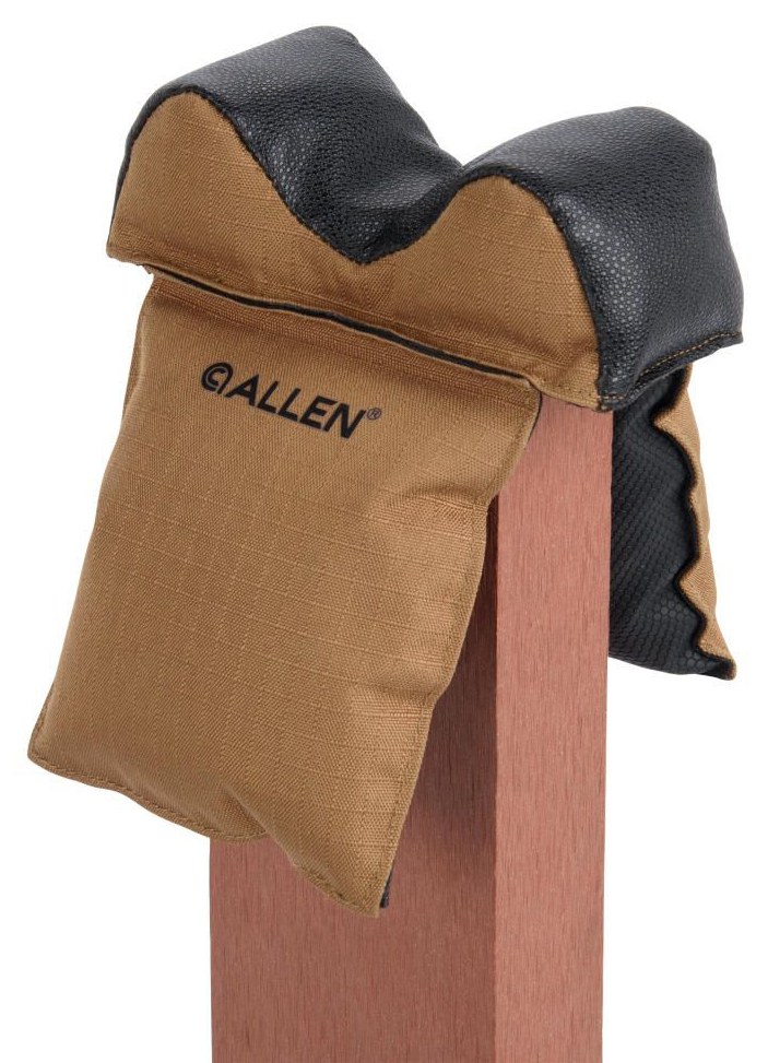 Allen Company 18413 X-Focus Window Prefilled Front Bag Coyote with Black Accents Ripstop Polyester, Tacky Grip Bottom Weighs 1.29 Lbs., 5.50" L X 7" H - Image 2