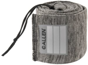 Allen Company 13167 Stretch Knit Gun Sock Gray Silicone-Treated Knit with Custom ID Labeling Holds Rifles with Scope or Shotguns 52" L X 3.75" W