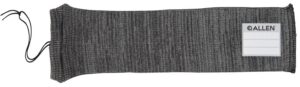 Allen Company 13170 Stretch Knit Handgun Sock Gray Silicone-Treated Knit with Custom ID Labeling Holds Handguns 14" L X 3.75" W Interior Dimensions