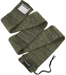 Allen Company 13171 Stretch Knit Gun Sock Green Silicone-Treated Knit with Custom ID Labeling Holds Rifles with Scope or Shotguns 52" L X 3.75" W