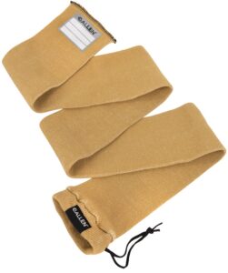 Allen Company 13172 Stretch Knit Gun Sock Coyote Silicone-Treated Knit with Custom ID Labeling Holds Rifles with Scope or Shotguns 52" L X 3.75" W