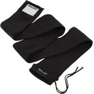 Allen Company 13173 Stretch Knit Gun Sock Black Silicone-Treated Knit with Custom ID Labeling Holds Rifles with Scope or Shotguns 52" L X 3.75" W