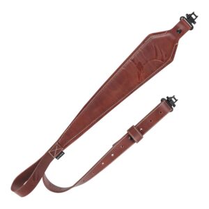 Allen Company Heritage Cases 8510 Deer Deboss Brown Leather 28"-35" OAL Rifle