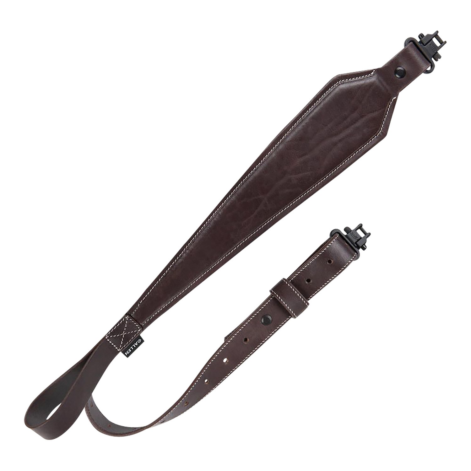 Allen Company Heritage Cases 8511 Plain Dark Leather Dark Mahogany Leather 28"-35" OAL Rifle