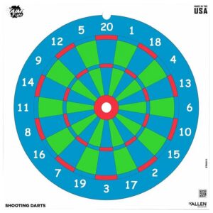 Allen Company EZ-Aim 15640 Triggering More Fun Wall Paper Handgun Works with Handgun/Shotgun/Airsoft Gun/BB Guns/Pellet Gun 12 X 12 Multi-Color 9 Pack