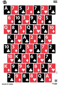 Allen Company EZ-Aim 15642 Get Your Game on Wall Paper Works with Handgun/Shotgun/Airsoft Gun/BB Guns/Pellet Gun 12 X 18 Black/Red/White 8 Pack