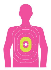 Allen Company EZ-Aim 15646 in the Pink Paper Works with Handgun/Shotgun/Airsoft Gun/BB Guns/Pellet Gun 12 X 18 Pink 8 Pack