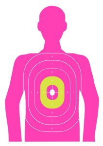 Allen Company EZ-Aim 15653 in the Pink Silhouette Paper Works with Handgun/Shotgun/Airsoft Gun/BB Guns/Pellet Gun Pink 3 Pack