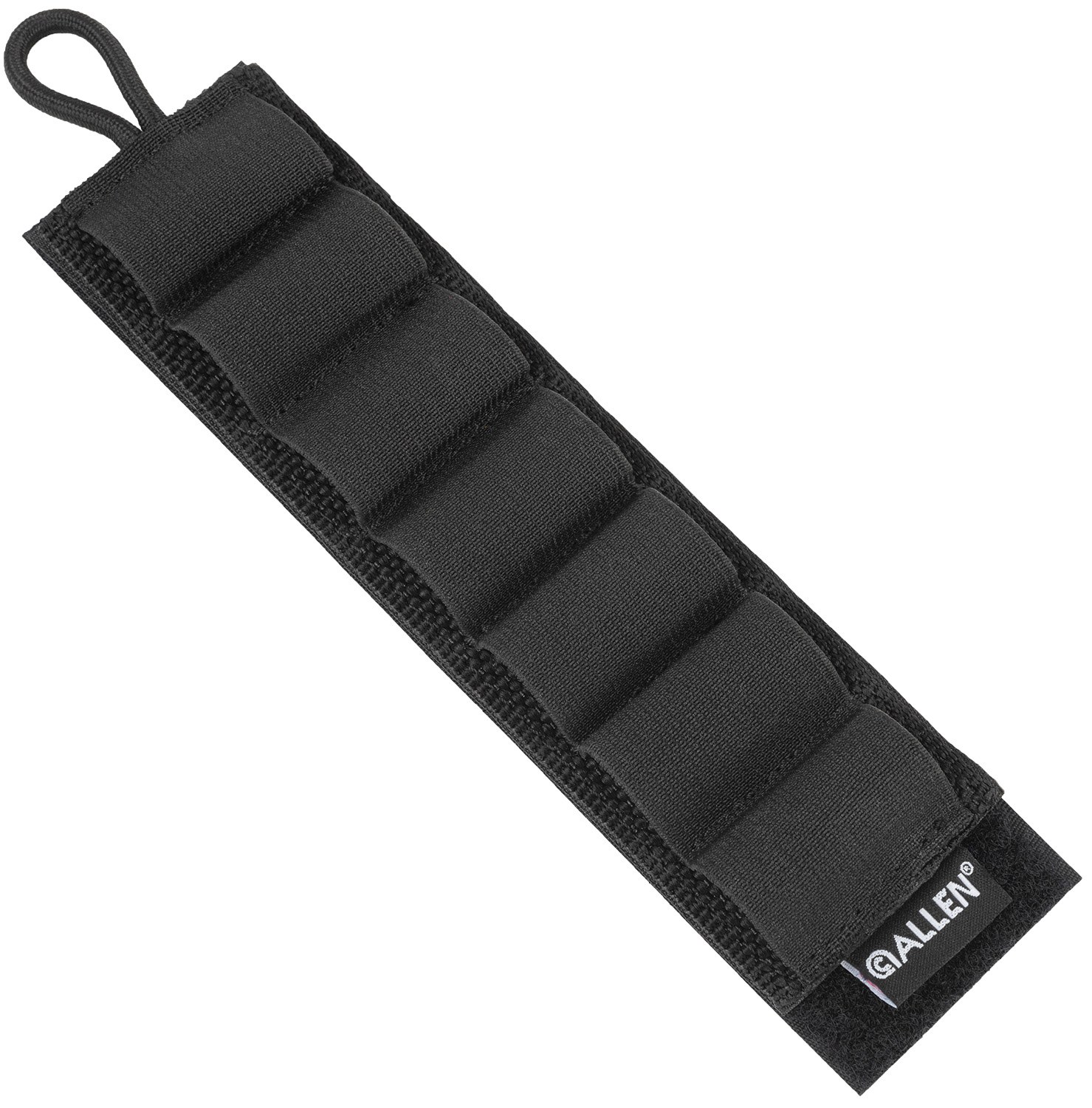 Allen Company 18421 Ammo Card Black Endura 12 Gauge 7-Round Velcro Mount