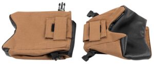 Allen Company 18419 X-Focus Unfilled Front/Rear Shooting Bag Combo Tan/Black 600D Polyester