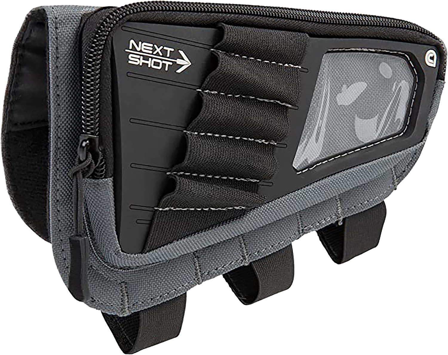 Allen Company 8528 Next Shot Cody Buttstock Pouch 223-300 Win Magnum Gray 5-Round Rifle
