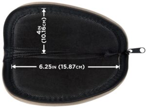Allen Company 726 Pistol Case 6" Long Earth Tone Holds Handgun Endura