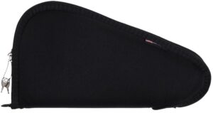 Allen Company 7413 Locking Handgun Case Black Endura, YKK Zippers & Foam Padding Includes 2 Keys 13" L