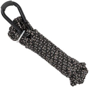Allen Company 7248 Reflective Hoist Rope Black 25' Long