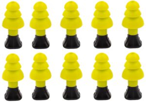 Allen Company 4122 Silicone Ear Plugs 26 dB Yellow 5 Pair