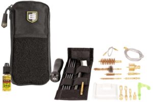 Breakthrough Badge Series - 5.56 / 9MM / 12G Rod and Pull Through Cleaning Kit with Molle Pouch BT-MPK-3G