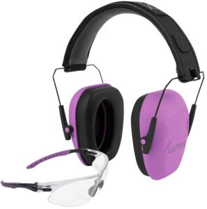 Allen Company 4155 Shield Ear & Eye Protection Combo 23 dB Plum