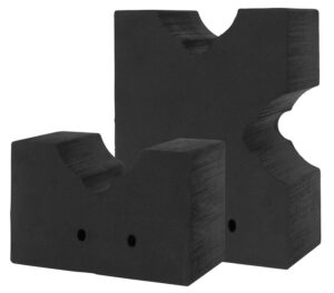 Allen Company 2458 Soft Rock Shooting Rest Black Foam Front and Rear Bag