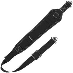 Allen Company 8342 Glen Eagle Black Heavy-Duty Webbing with BakTrak Adjustable Rifle