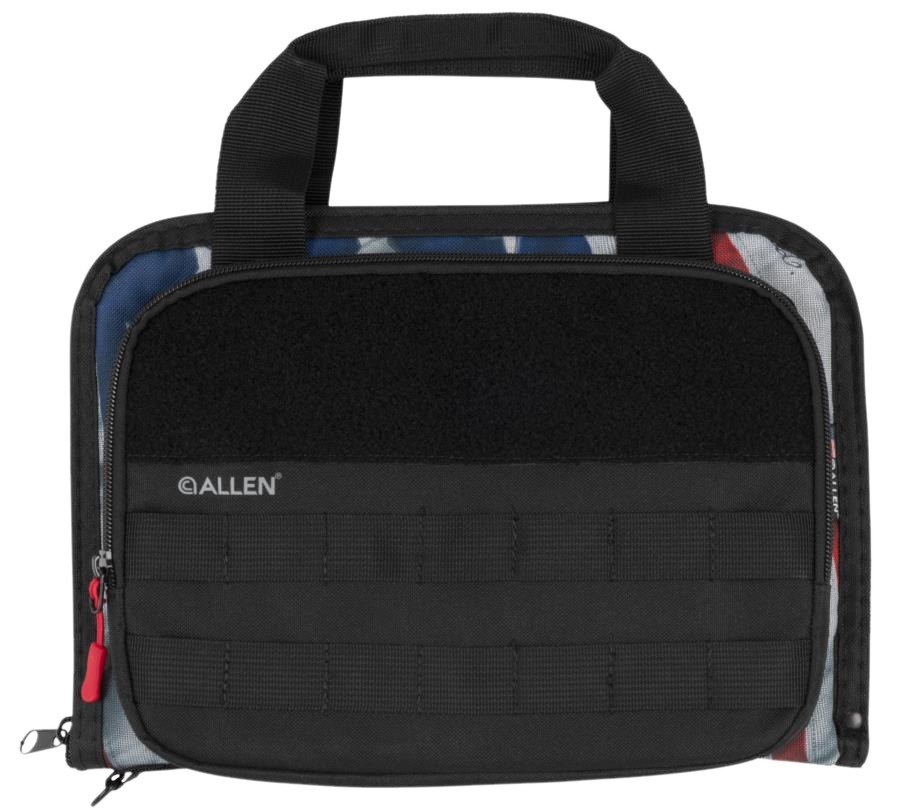 Allen Company 1122 Victory Taper Case Double Red/White/Blue Holds 2 Handguns