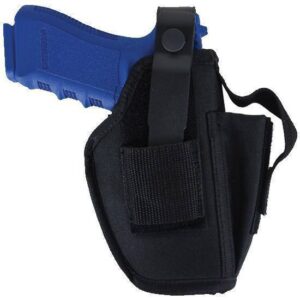 Allen Company Ambidextrous Holster Black 3-4" Med Autos with Magazine Pouch