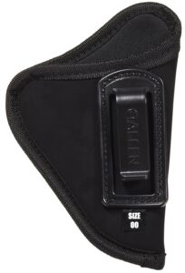 Allen Company 44600 Inside-The-Pant Conceal Carry Holster Size 00 IWB Black Ultrasuede Fabric, Fits Small/Medium DA Revolvers, Belt Mount Clip, Right
