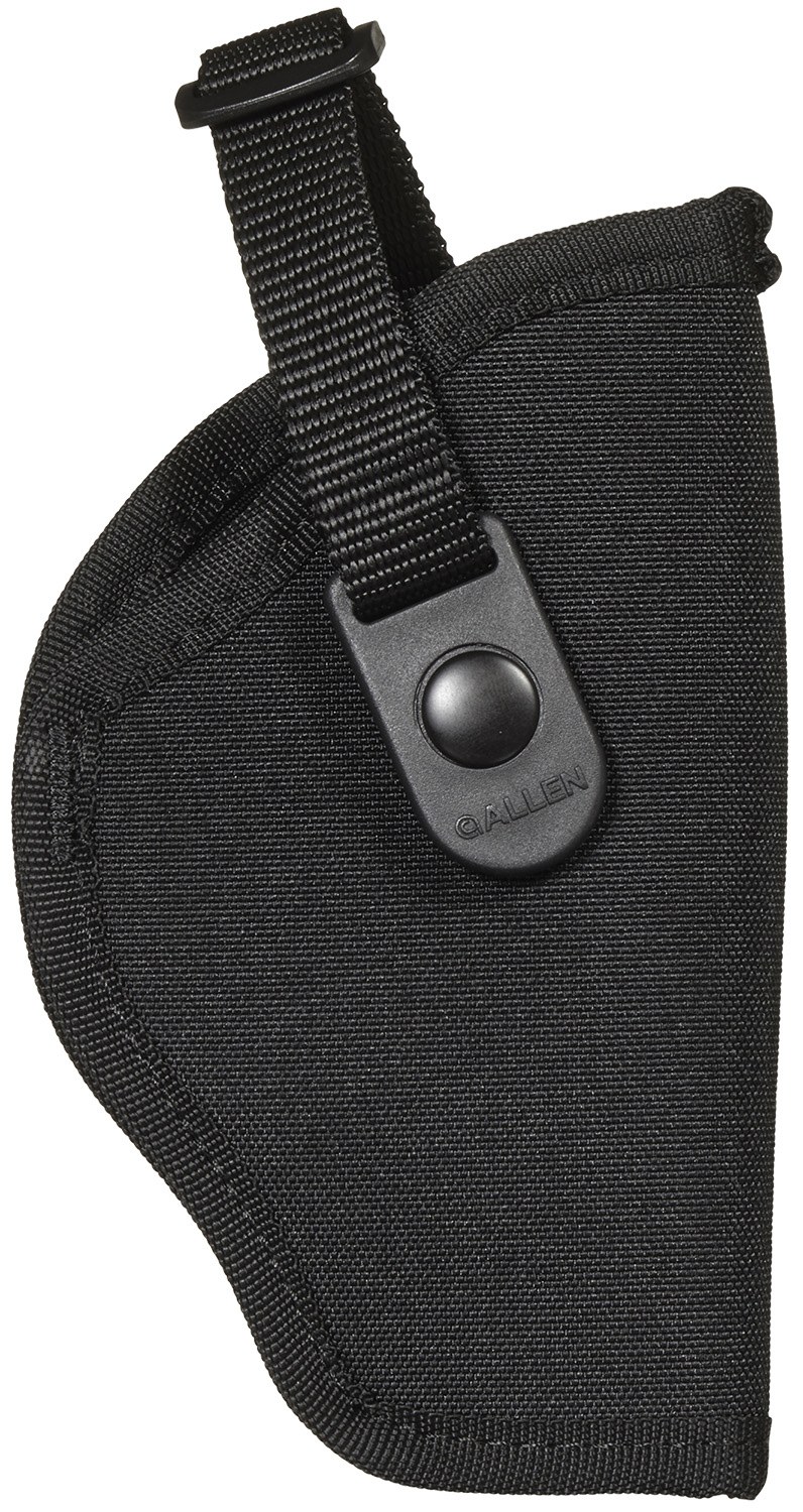Allen Company 44807 Cortez OWB, Size 07, Black Polyester, Belt Loop Compatible with Glock 17/22, Security-9 Right Hand