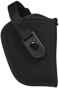 Allen Company 44809 Cortez OWB, Size 09 Black Polyester, Fits Small Frame 5-Round Revolver with Hammer Spur, Belt Loop Mount Right Hand