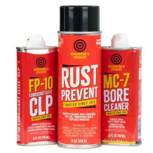 Shooters Choice Universal Gun Care Pack 3-Pack (includes 1 Ea: MC704, FPL04 and RP006)