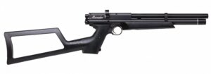 Benjamin BP2220 Marauder Pistol Kit PCP 22 Pellet 8-Round Black Shrouded Barrel, Black Synthetic Stock