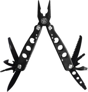 Smith & Wesson Knives SWMT1CP Multi-Tool Black 6.50" Long Includes Case