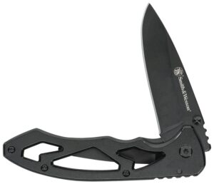 Uncle Henry CK400LCP Skeletonized Large 3" Folding Drop Point Plain Stainless Steel Blade 4.40" Handle Includes Pocket Clip