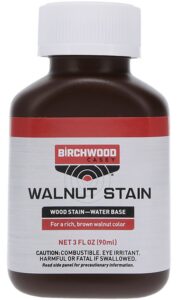 Birchwood Casey 24123 Walnut Wood Stain Water-Based 3 Oz. Bottle