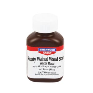 Birchwood Casey 24323 Rusty Walnut Wood Stain 3 Oz Resealable Container