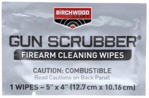 Birchwood Casey 33312 Gun Scrubber Take Alongs 12 Individual Wipes per Pack