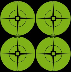 Birchwood Casey 33933 Target Spots Self-Adhesive Paper Black/Green 3" Crosshair 40 Pack