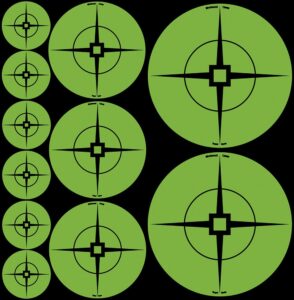 Birchwood Casey 33938 Target Spots Self-Adhesive Paper Black/Green Crosshair 60 Pack