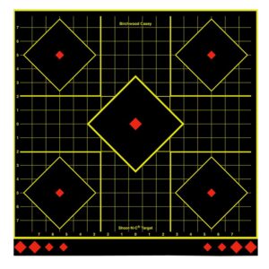Birchwood Casey 34175 Shoot-N-C Reactive Target Self-Adhesive Paper Multi Color 17.75" 5-Diamond 5 Pack