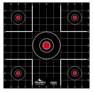 Birchwood Casey 35270 Dirty Bird Bullseye Tagboard Target 12" 100 per Pkg