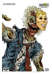 Birchwood Casey 35645 Darkotic Fine Print Zombie Lawyer Paper Hanging Universal 12" X 18" Multi-Color Impact Enhancement Splatter 8 per Pkg