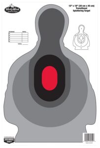 Birchwood Casey 35722 Dirty Bird Silhouette Tagboard Target 12" X 18" 100 per Pkg