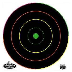 Birchwood Casey 35830 Dirty Bird 12" Bullseye Tagboard Hanging Multi-Color 10-Pack.