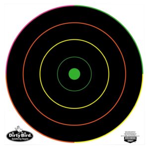 Birchwood Casey 35870 Dirty Bird Bullseye Tagboard Target 12" 100 per Pkg
