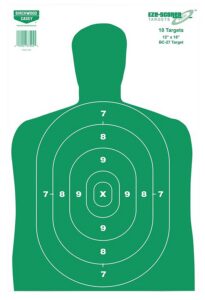 Birchwood Casey 37010 EZE-Scorer BC-27 Silhouette Paper Target 12" X 18" 100 per Pkg