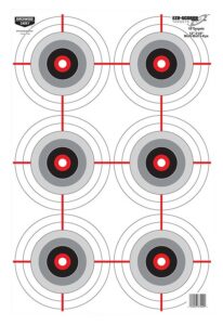 Birchwood Casey 37063 EZE-Scorer Bullseye Paper 12" X 18" Black/White Pkg of 100