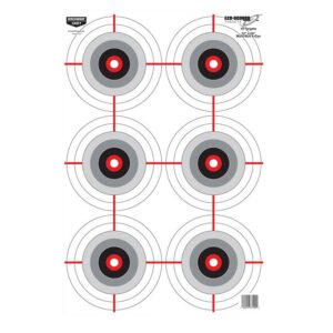 Birchwood Casey 37209 EZE-Scorer Bullseye Paper Universal 12" X 18" Black/White 10-Pack.