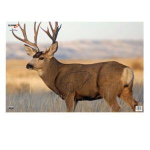 Birchwood Casey 37482 EZE-Scorer Mule Deer Paper Hanging 23" X 35" Multi-Color 2 per Pkg