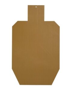 Birchwood Casey B/C Targets Sharpshooter IPSC White/Brown Plastic Corrugated Box ( 6 per Case )